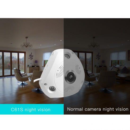 Cctv smart ip camera vstarcam c61s panoramic on sale