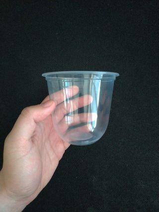 Plastic Slim Soft Cup only 22oz. (700ml) 50pcs. 90mm lid for Milk