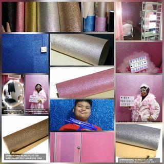 GLITTER WALLPAPER 10 METERS FOR PREORDER IN CHINA