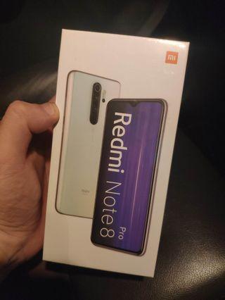Local Brand New Pearl White Xiaomi Redmi Note 8 Pro - 128GB