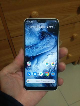Nokia 6.1 Plus  5.8inch/64GB 二手機-白