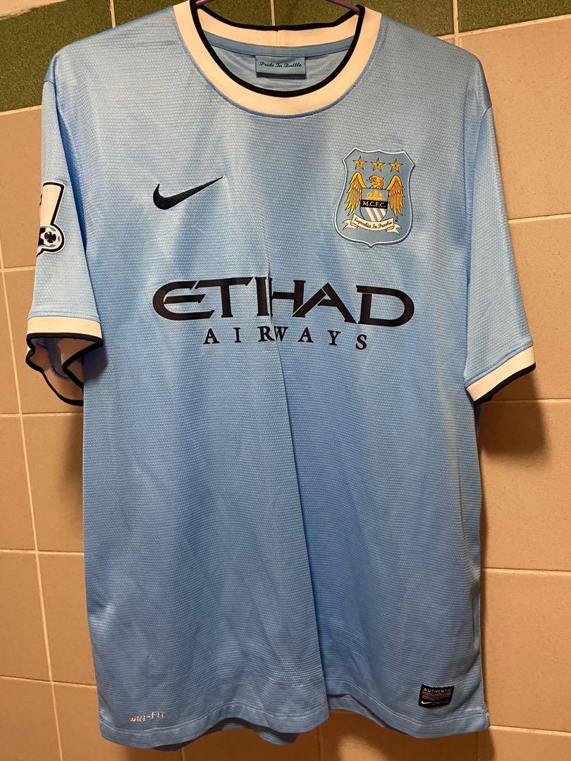 絕版 傳奇施華Nike Football 曼城 Silva #21 球衣, 男裝, 運動服裝 - Carousell