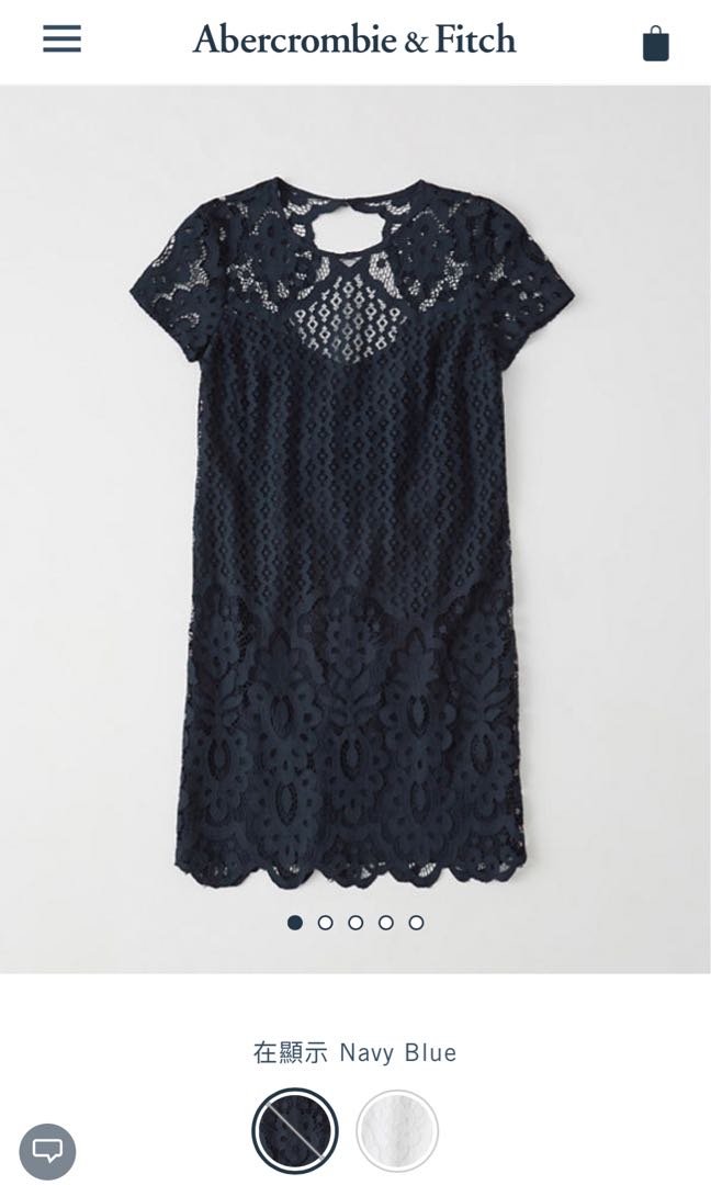 Abercrombie lace shift dress sales