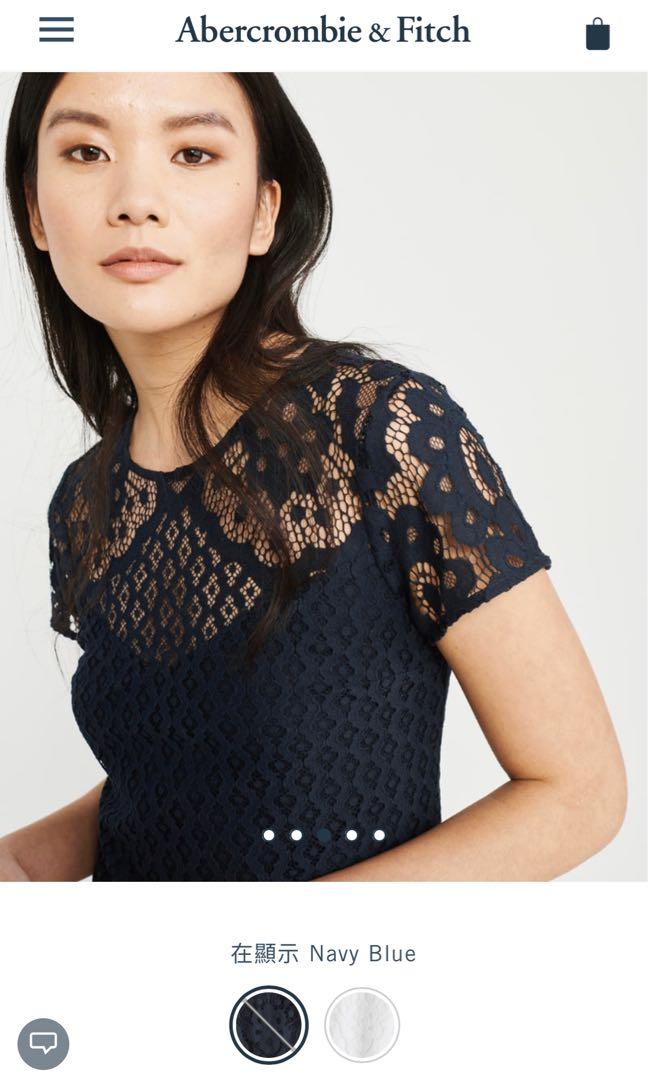 Abercrombie lace shift dress clearance