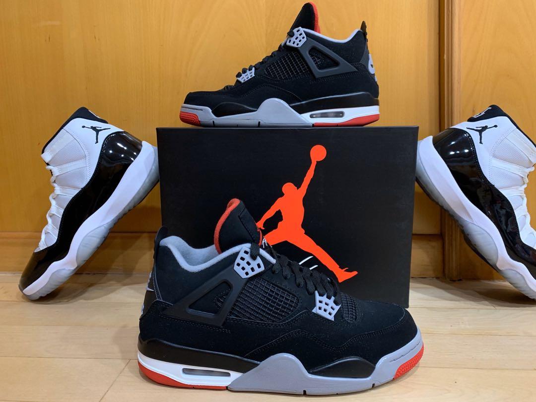 Jordan 4 bred cement hotsell