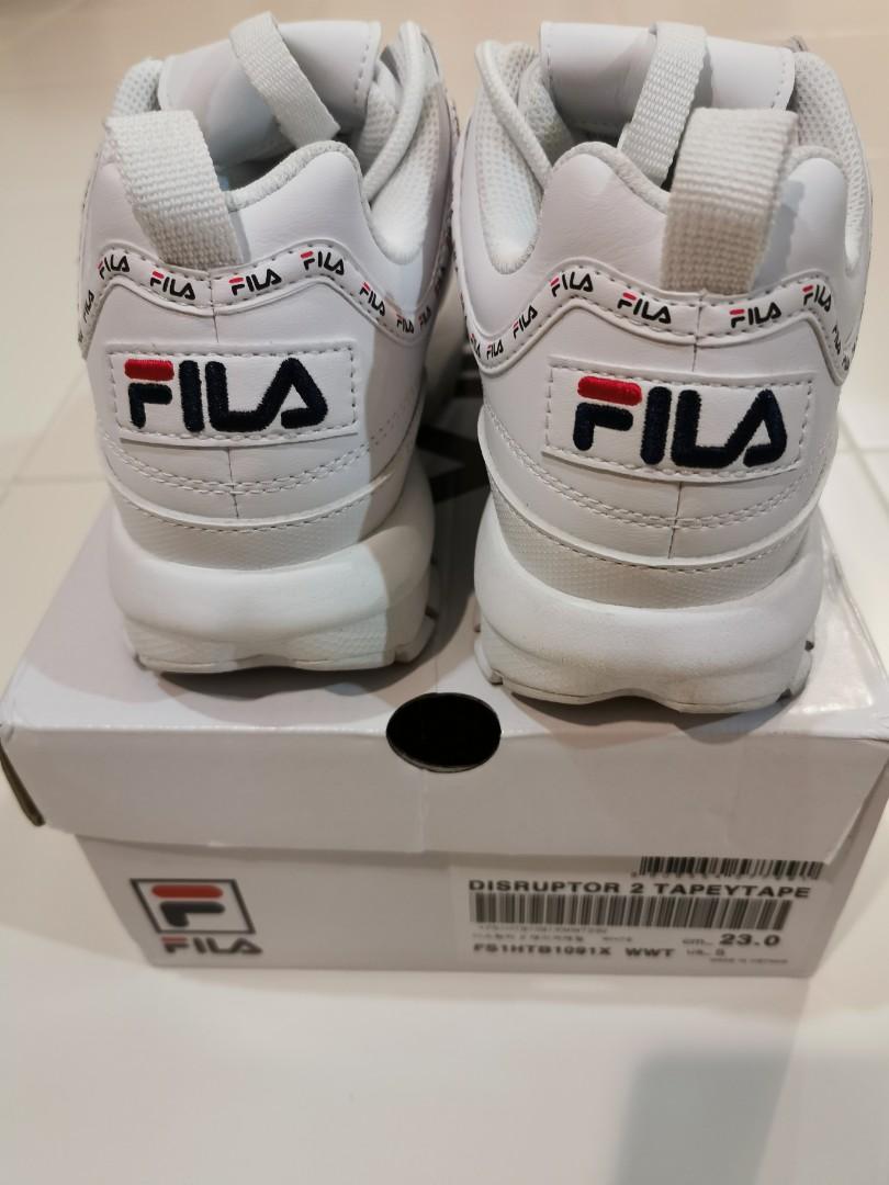 Real vs discount fake fila disruptor