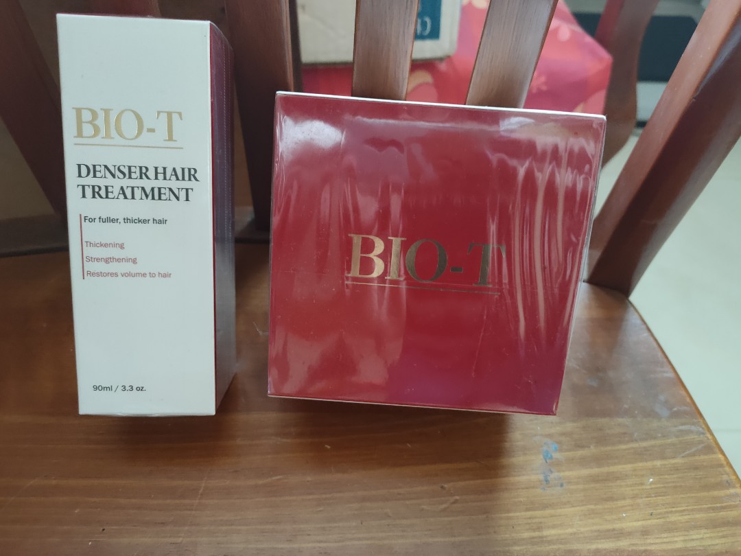 Bio T Denser Hair Treatment And Bio T Scalp Hair Essential Booster Beauty Personal Care Hair On Carousell