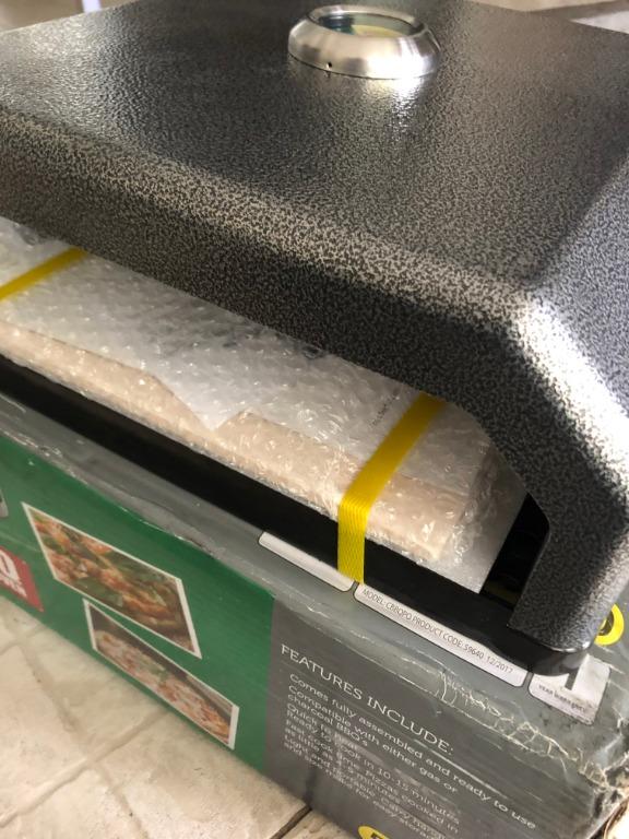 Bnew Imported Coolabah BBQ Pizza TOP Fire Box Stove Grill w Pizza Stone