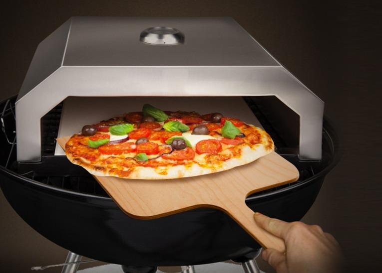 Bnew Imported Coolabah BBQ Pizza TOP Fire Box Stove Grill w Pizza Stone Firebox Oven, Furniture