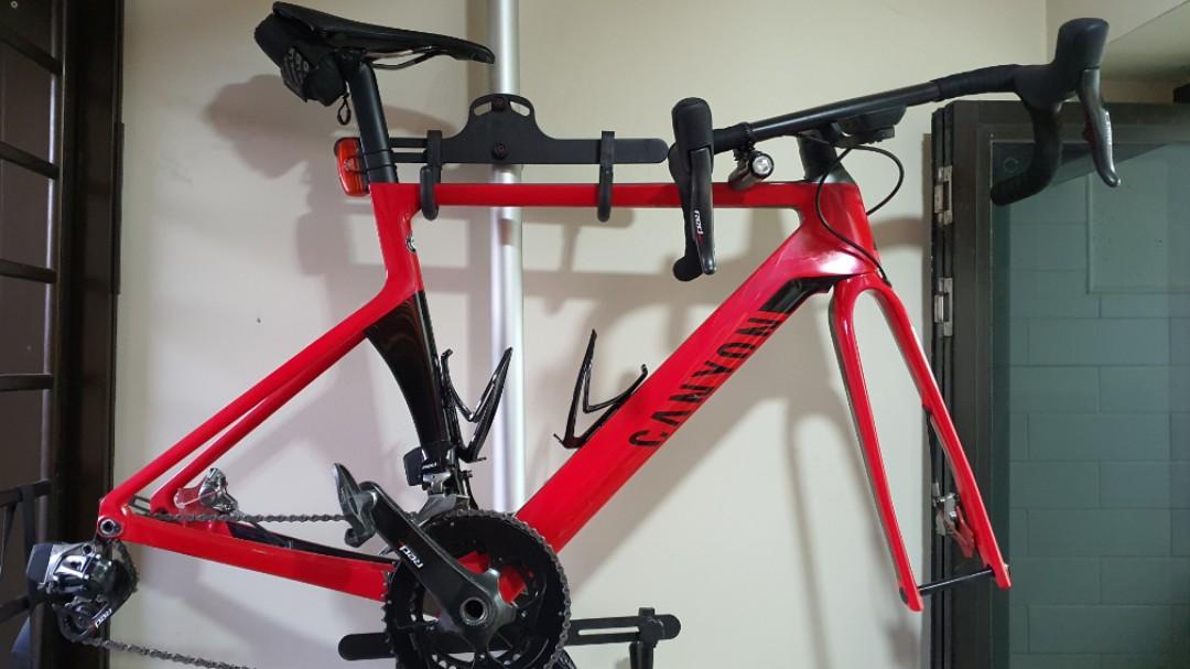 Canyon Aeroad CF SLX 9.0L frameset with Sram Etap HRD Disc brake 2018 S for sale