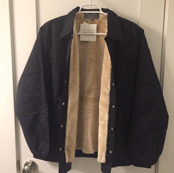 CDG x Good Design Fur Lined Coach Jacket