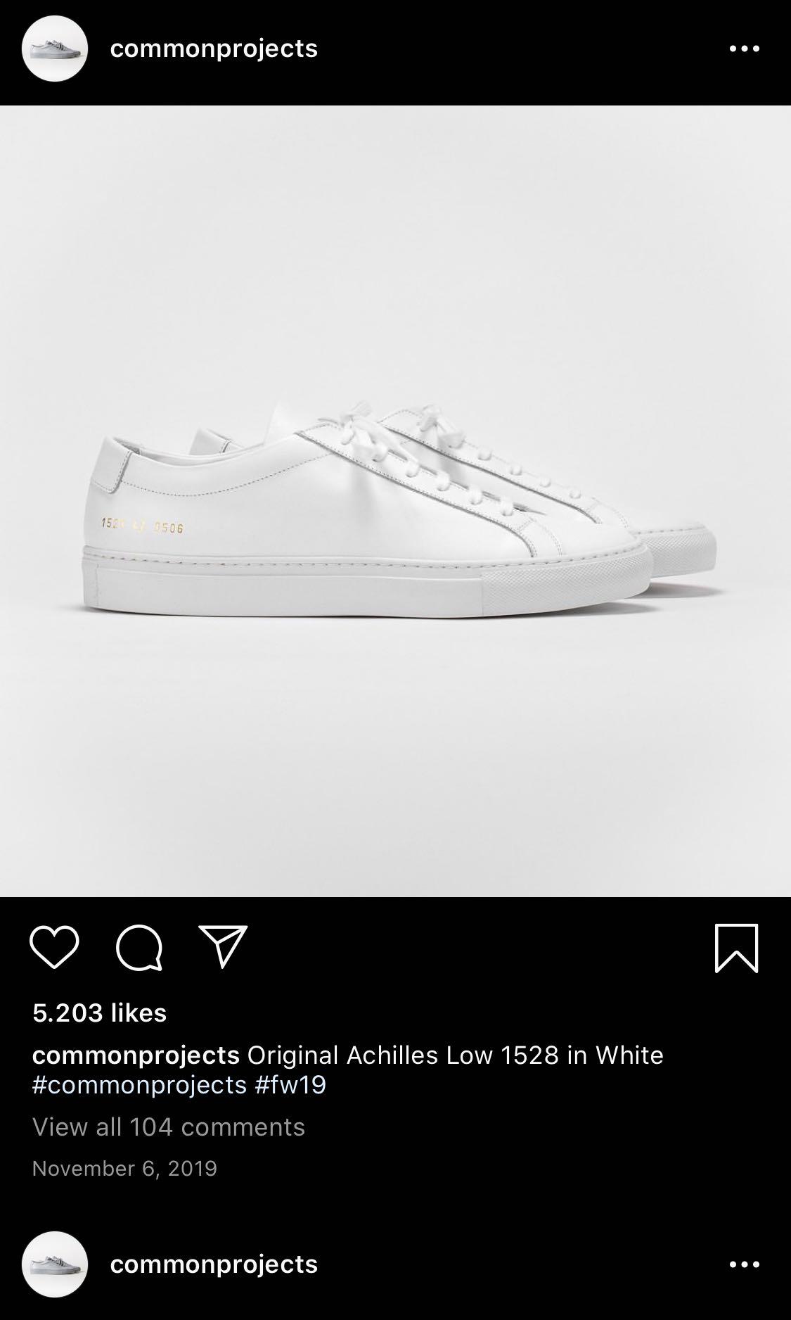 Common projects fw19 store