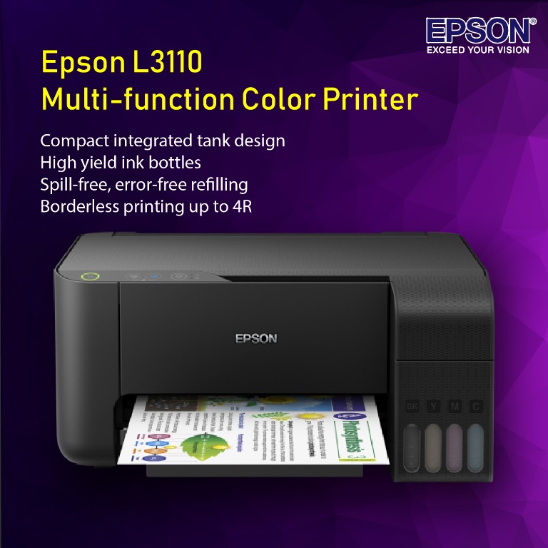 Epson L3110 Multifunction Color Printer, Computers & Tech, Parts
