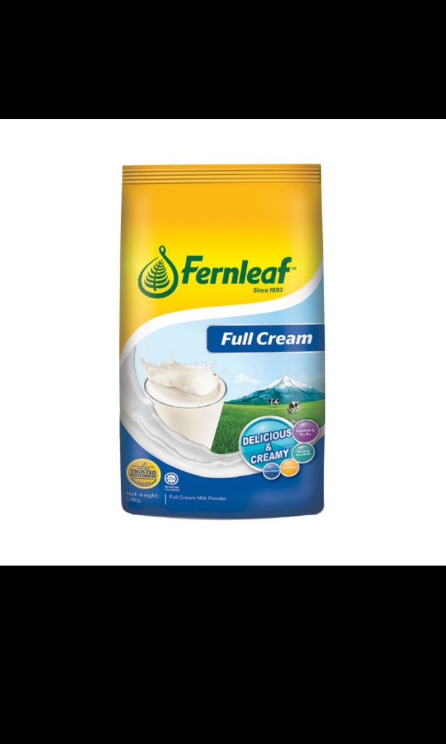INSTOCK/CHEAPEST!!! Fernleaf Full Cream Milk 900g/1.8kg, Babies & Kids ...