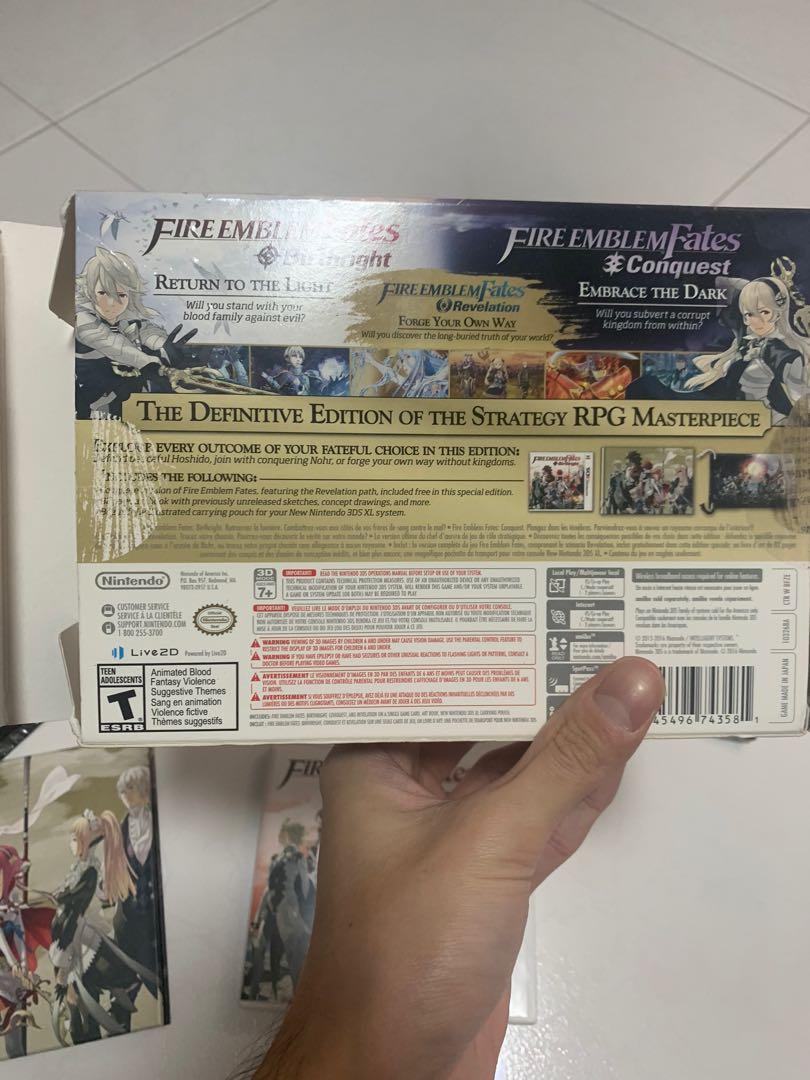 Fire emblem fates limited edition, Video Gaming, Gaming Accessories