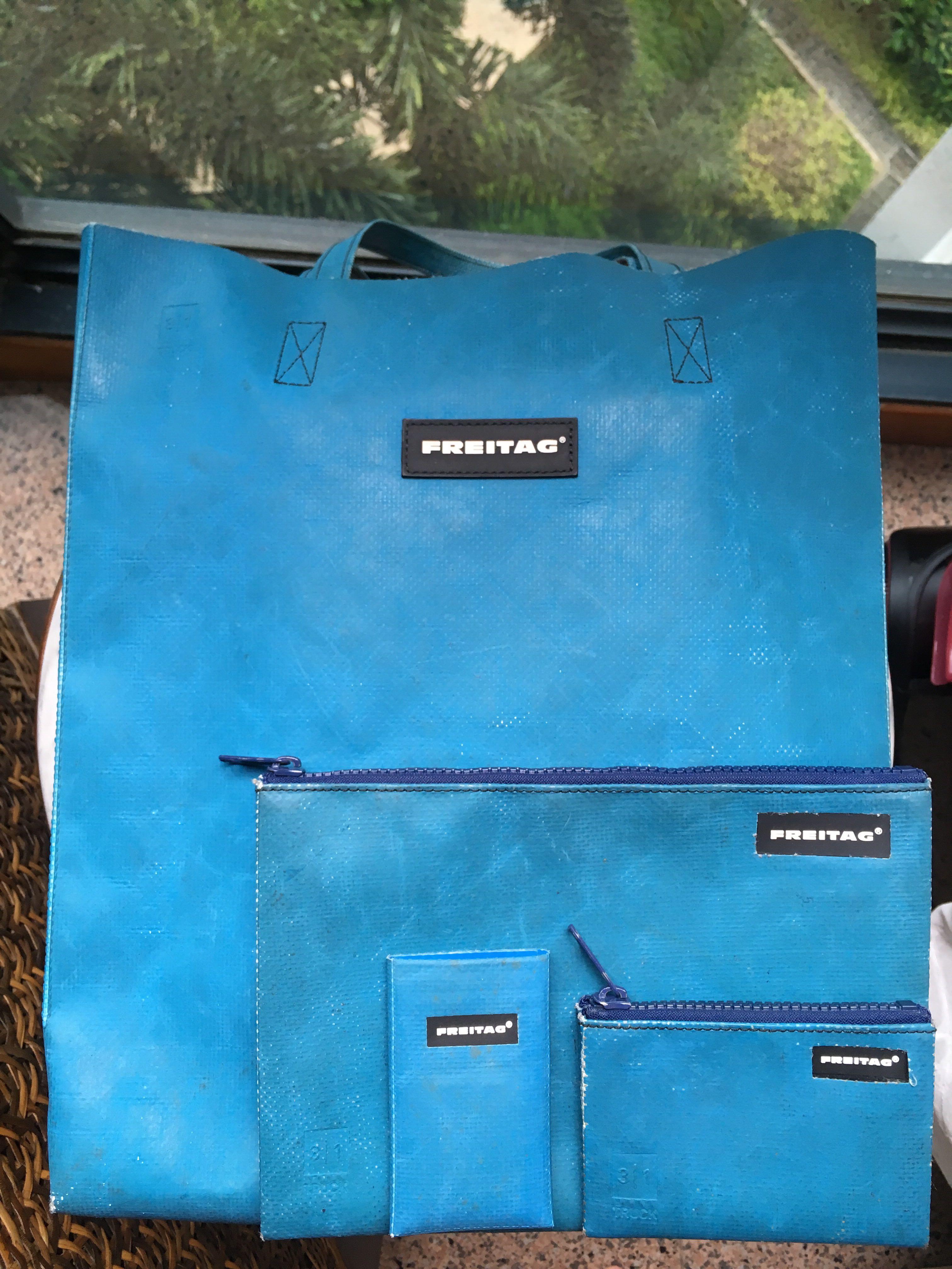 Freitag F701 Trio (Solid Sky blue) limited edition tote bag