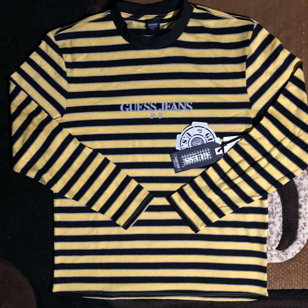 Guess yellow top long sleeve