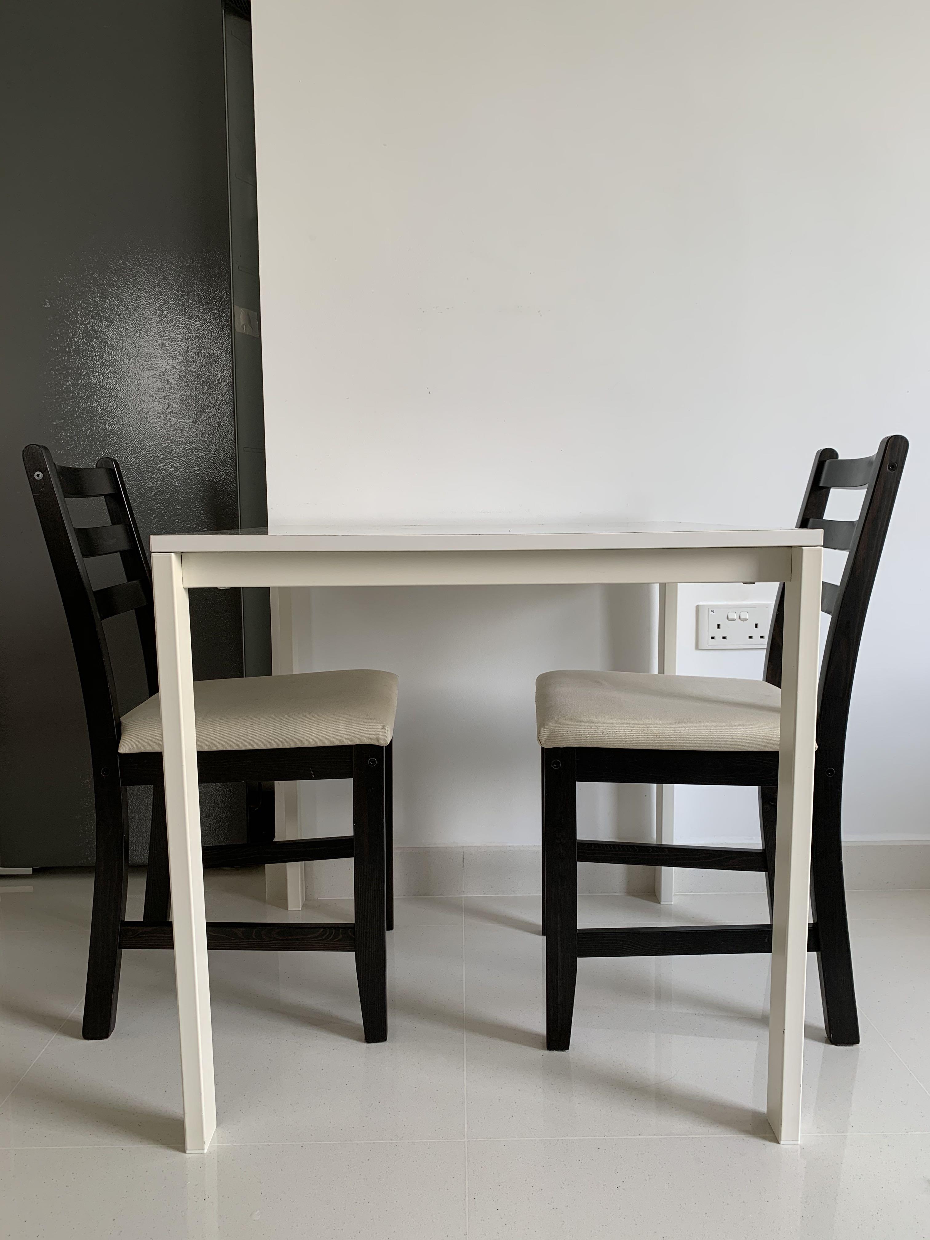 Ikea Dining Table Chairs Set Furniture Tables Chairs On Carousell