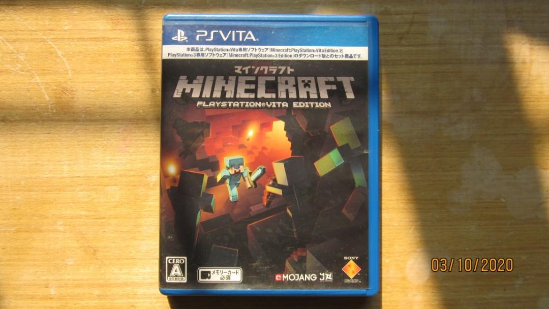 Minecraft For Psvita Video Gaming Video Games Xbox On Carousell