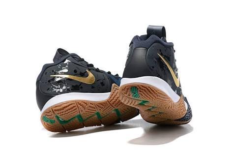 Kyrie 4 gold and blue sales