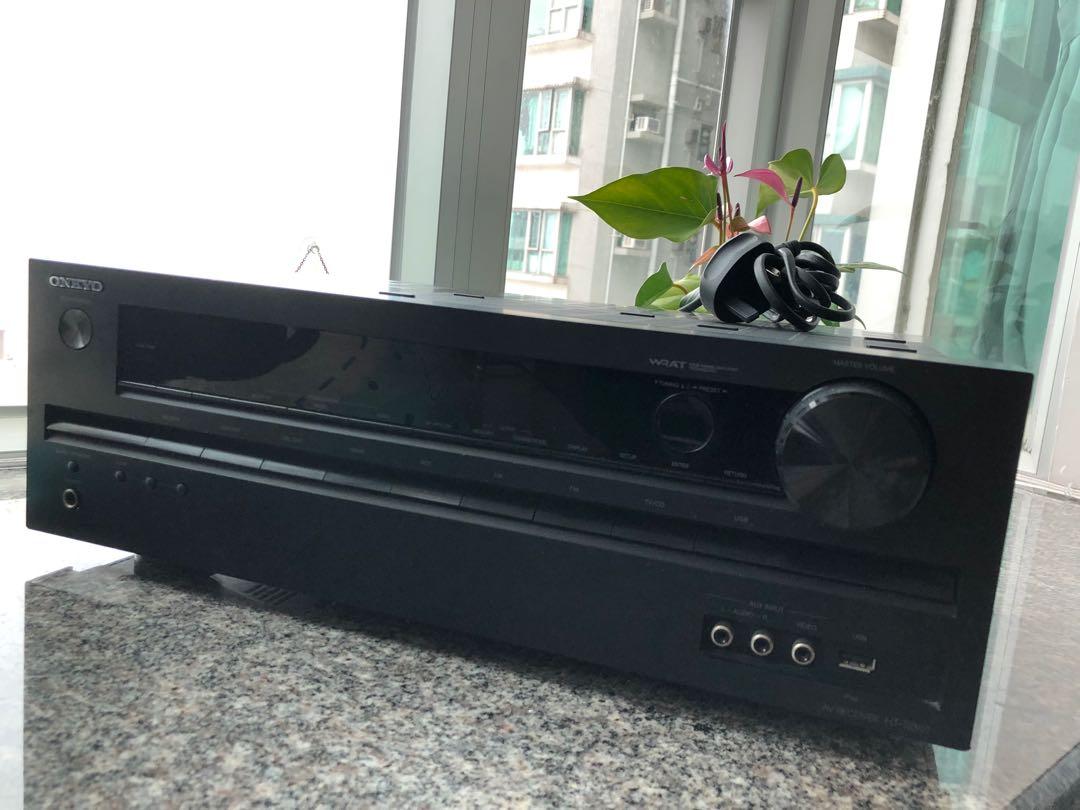 Onkyo HTR391 AV receiver 擴音機, 音響器材, 可攜式音響設備 Carousell