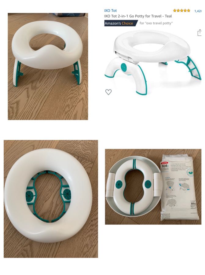 Oxo travel potty, 兒童＆孕婦用品, 護理及餵哺, 護理及餵哺 加固 Carousell