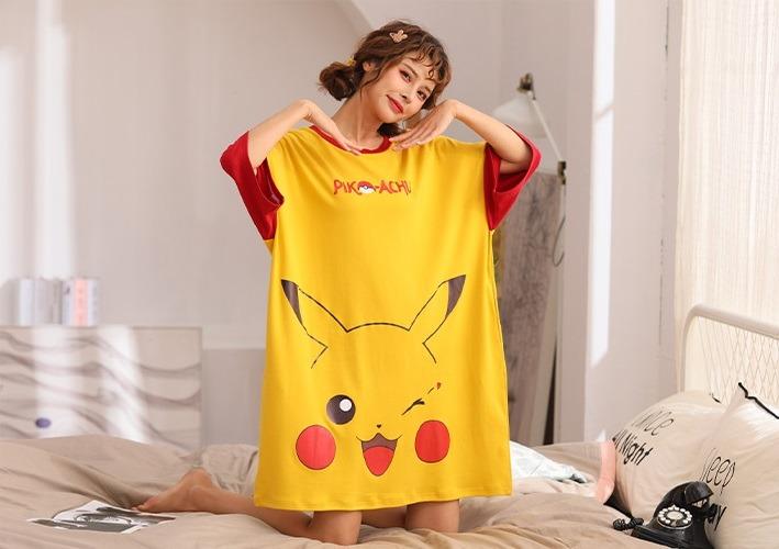 pikachu night dress