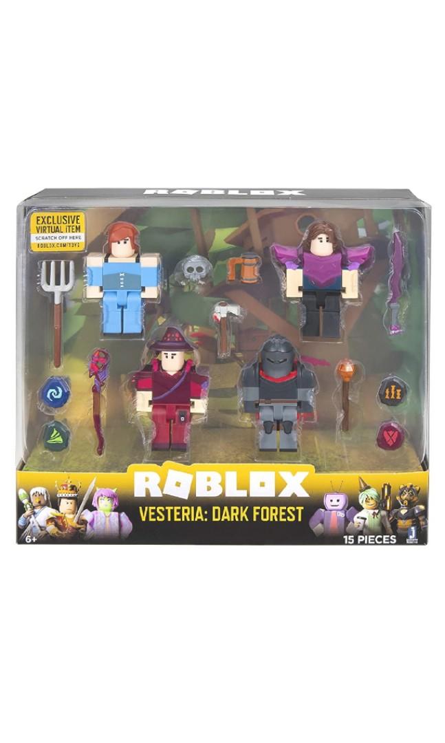 Po Roblox Celebrity Collection Vesteria Dark Forest Mix Match Set Toys Games Bricks Figurines On Carousell - roblox vesteria chest