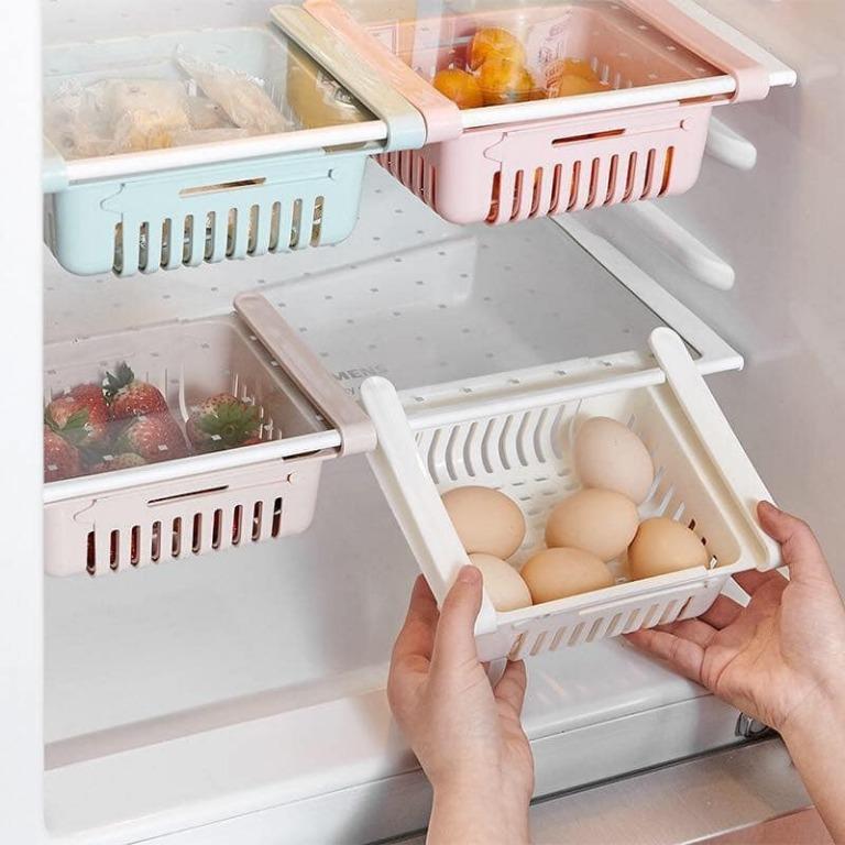 Ref Storage Basket (Category: Storage Boxes & Baskets) located in Manila. Submitted by magicgerry (Listing ID 282767353, Image 3). Description: Fridge Organizer Drawer Basket Fresh Spacer Layer Storage Tray Rack Refrigerator Pull-Out Drawers Shelf Holder Adjustable Stretchable (P200.00) > Retractable Drawer Design -Product size is mini size: 8.07x6.46x3.14in / 20.5x16.4x8cm; Max size: 11.2x6.46x3.14in / 28.5 x 16.4 x 8cm. Please make sure the siz