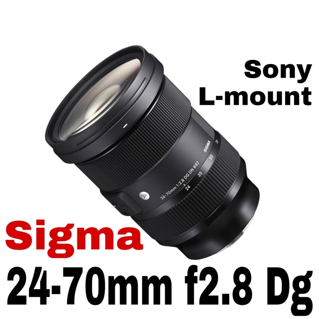 Sigma 24 70mm F2 8 Dg Dn Art Lens For Sony E And L Mount Photography Lenses On Carousell
