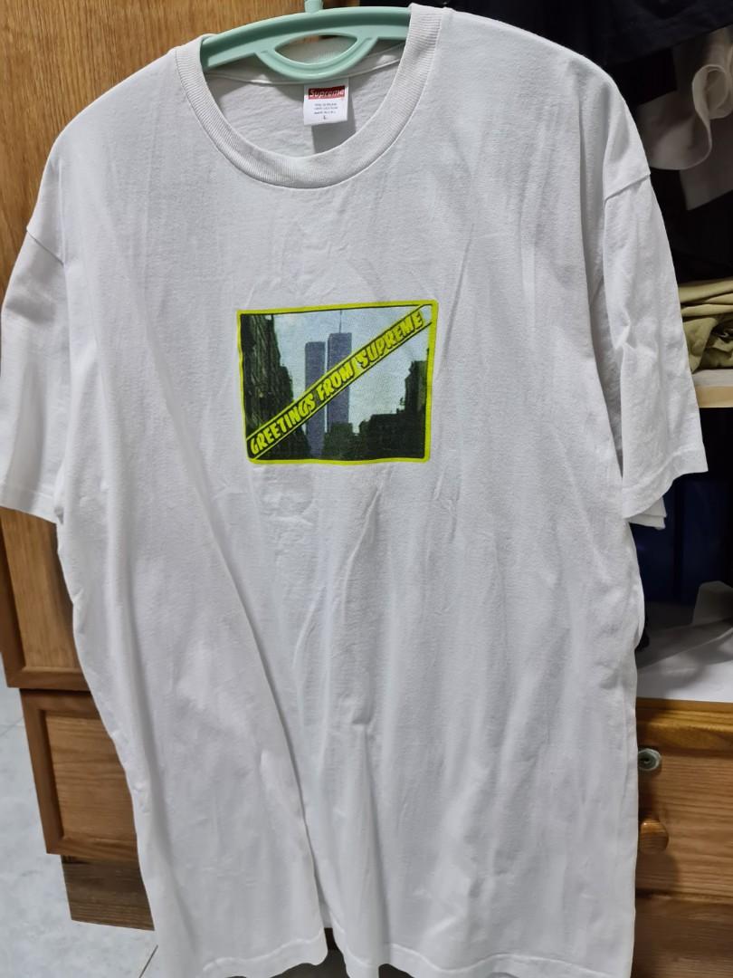 Supreme greeting tee discount