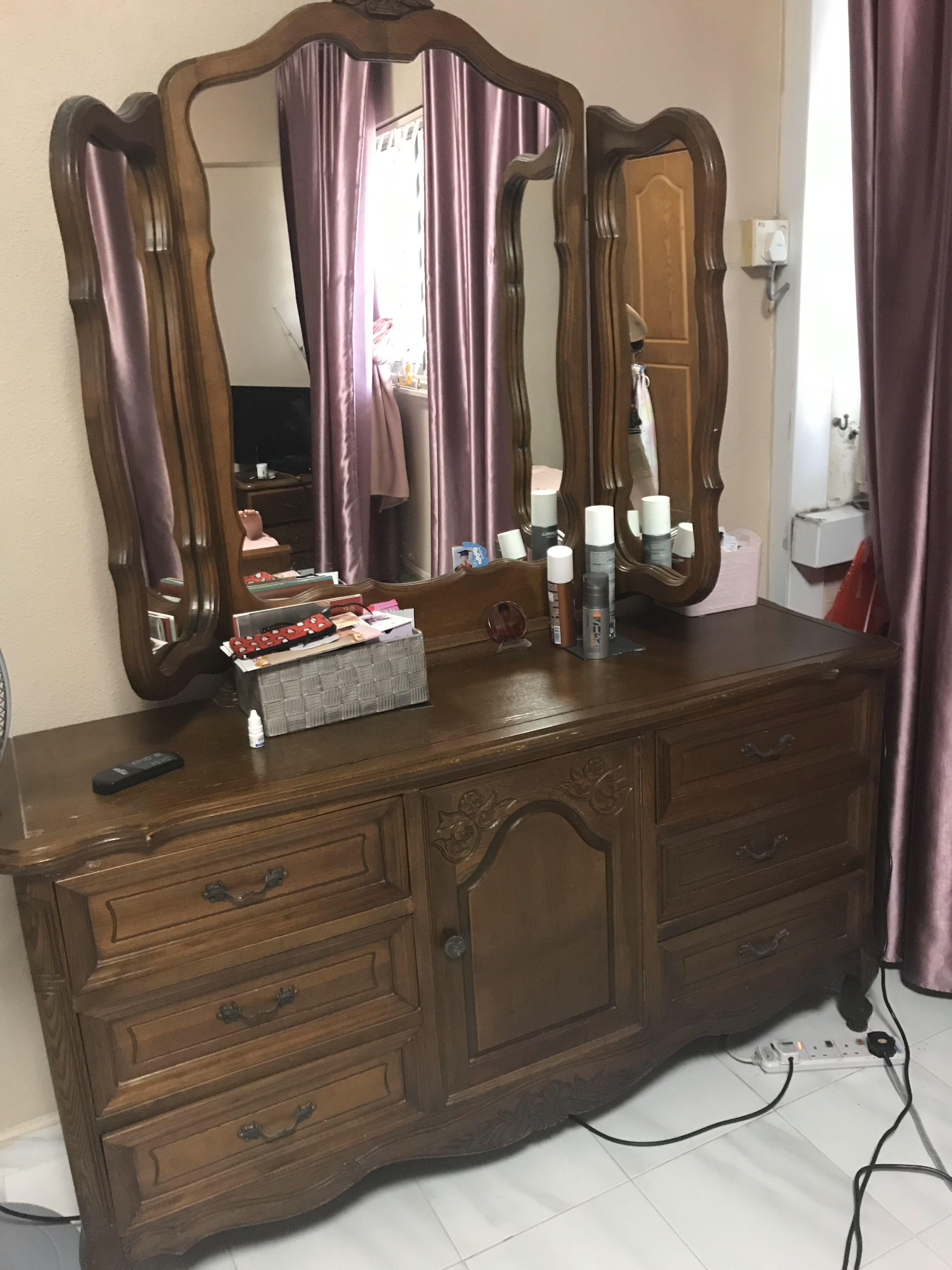 Teakwood Dressing Table Furniture Home Living Furniture Tables Sets On Carousell