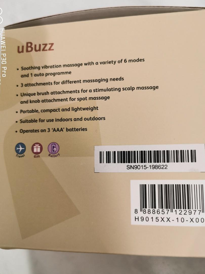 uBuzz (Category: Massage Devices) located in Singapore. Submitted by owntimeowntarget (Listing ID 282834135, Image 3). Description: Osim UBUZZ massager Brand new!!!! Company gift!!!! Retail price $50, currently out of stock, now only selling at $45 Grab it or you will miss it.
