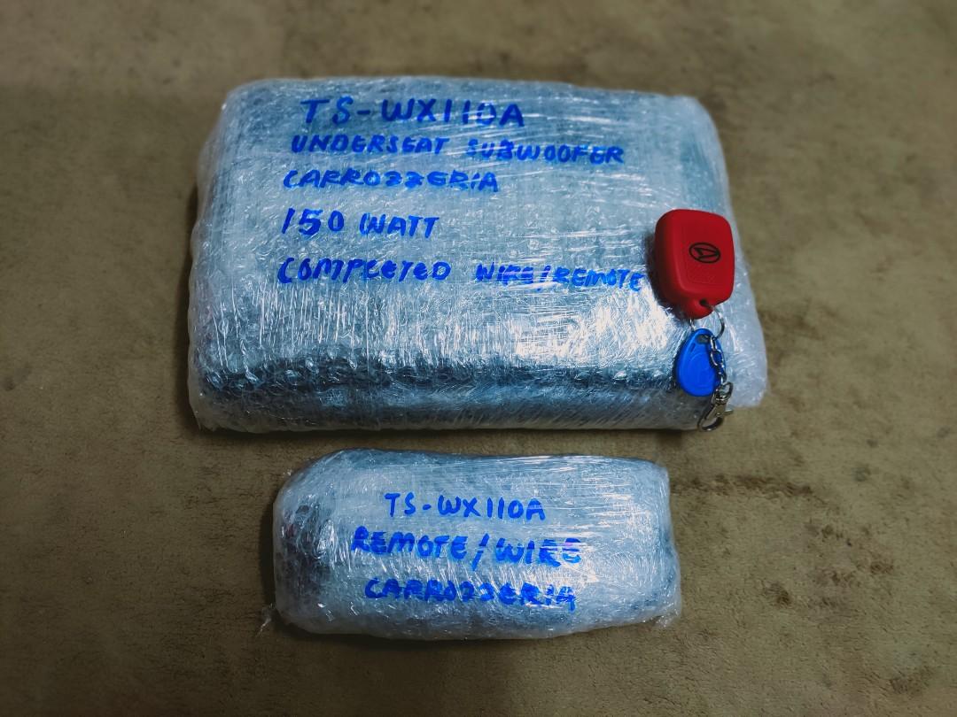 Underseat active subwoofer Carrozzeria/pioneer TSWX110A, Auto