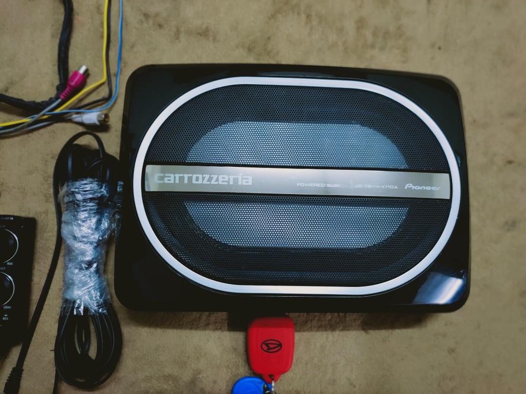 Underseat active subwoofer Carrozzeria/pioneer TSWX110A, Auto