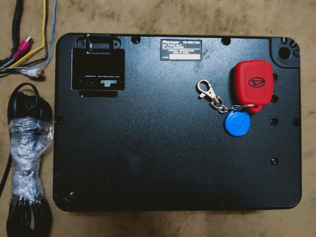 Underseat active subwoofer Carrozzeria/pioneer TSWX110A, Auto