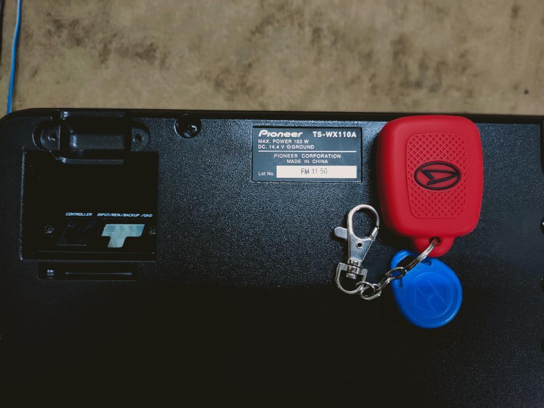 Underseat active subwoofer Carrozzeria/pioneer TSWX110A, Auto