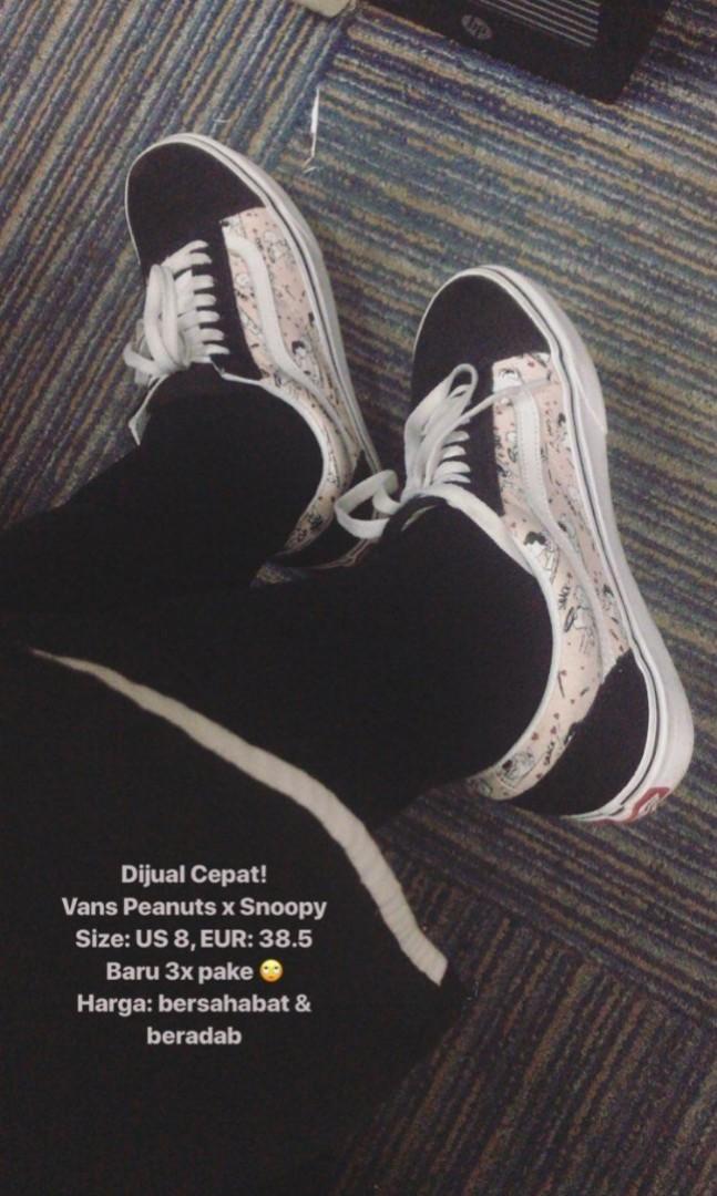 vans peanuts harga