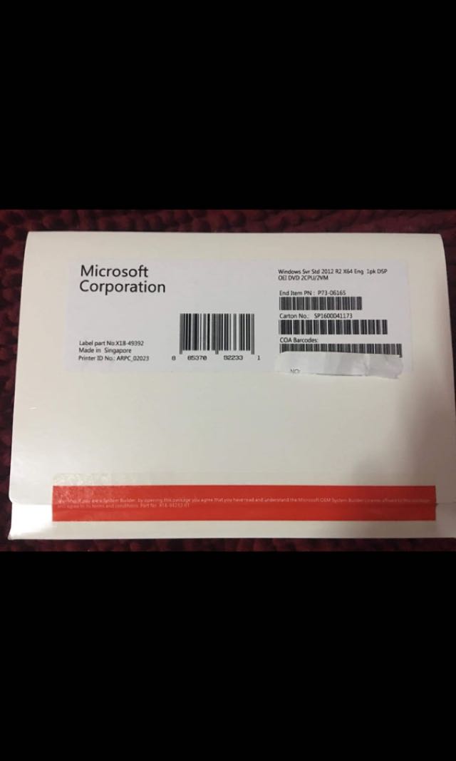 Windows server 2012 r2 standard license software, Computers & Tech ...