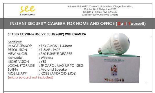 Wireless Bulb Light Camera