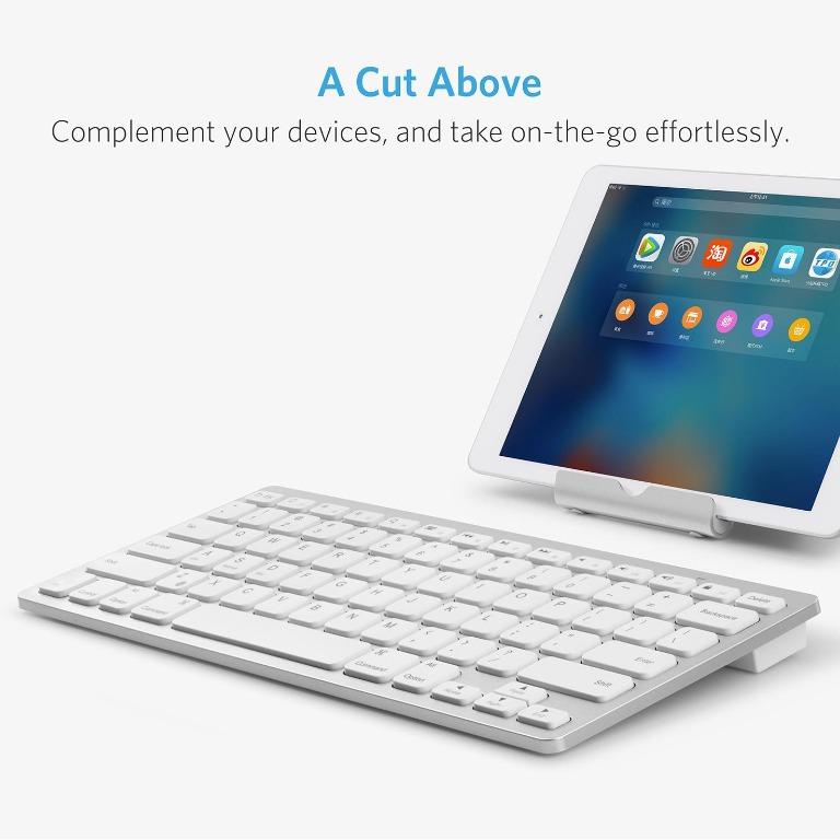 Anker Bluetooth UltraSlim Keyboard for iPad Air 2 / Air, iPad Pro