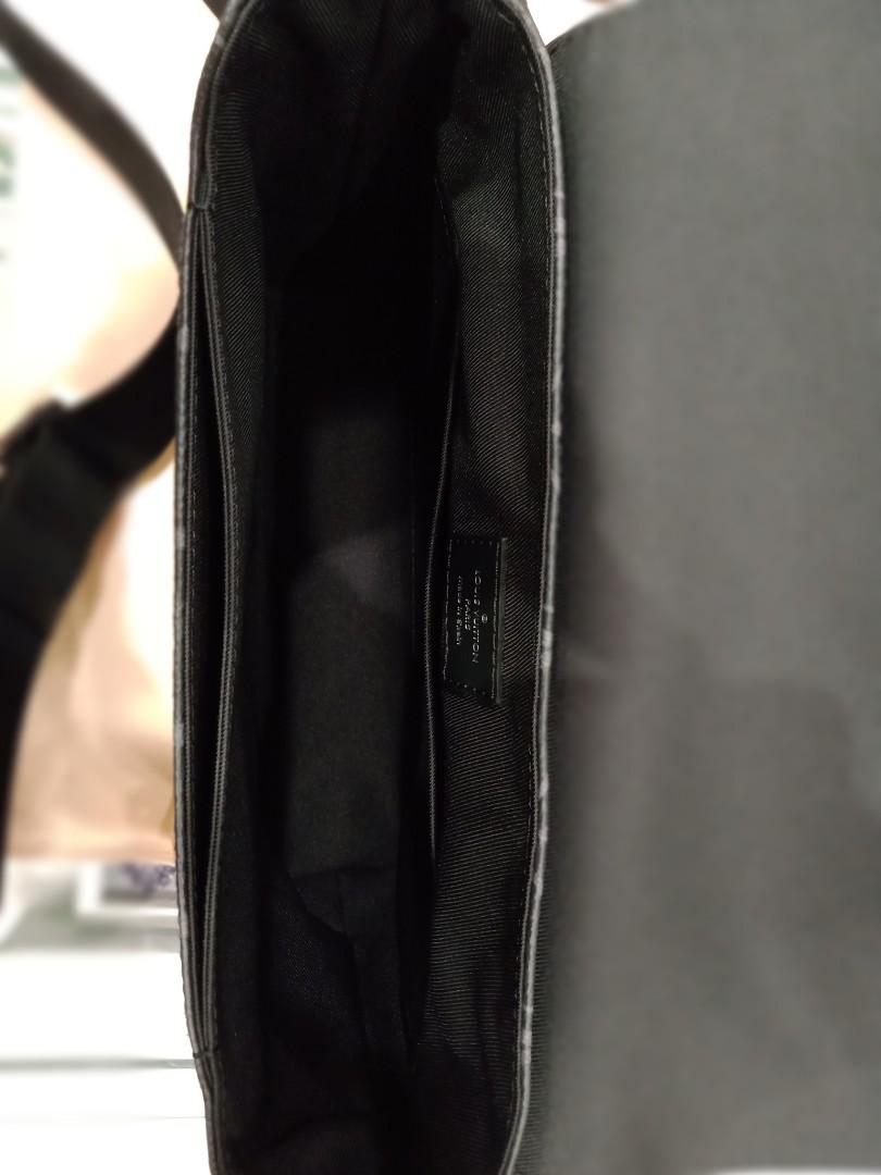 Louis Vuitton Black Canvas and Leather Geant Citadin Messenger Bag Louis  Vuitton