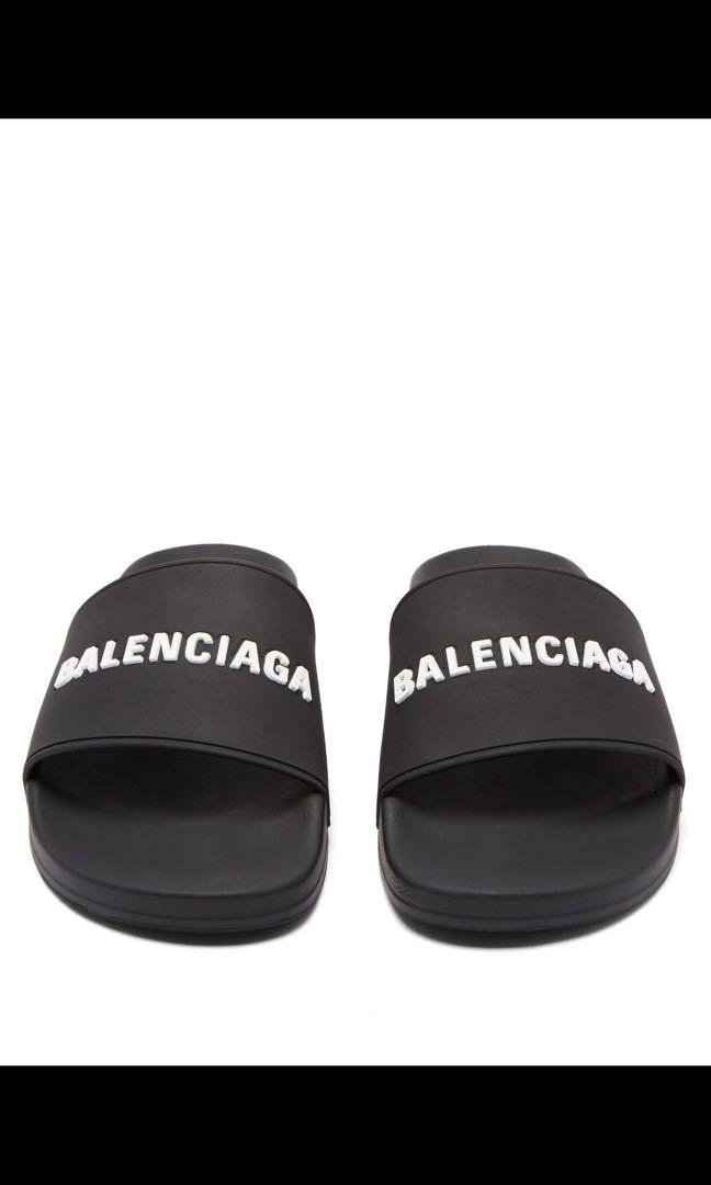 balenciaga rubber slides