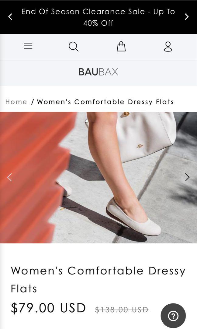 Baubax Travel Shoes in Beige - Dressy 