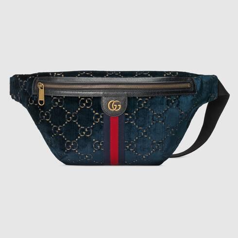 Gg velvet belt bag sale