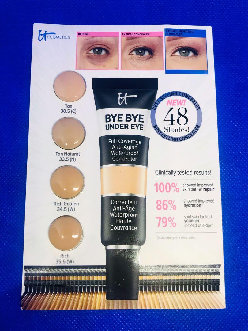 REPRICED Bye Bye Under eye (Category: Face Care) located in Cainta. Submitted by agall003 (Listing ID 282859320, Image 1). Description: 💯% Authentic Brand New Sample FREEBIES GIVEN FOR EVERY PURCHASE No meet ups. Delivery Basis only Shipping: DPX or Bluebee Shipping Fee: Pouch - 60 pesos Medium - 65 pesos Large - 95 MOP: GCash and BDO Location: Cainta, Rizal RFS: switched to SPF finishing powder IMPORTANT NOTE: Once the product has been handed t