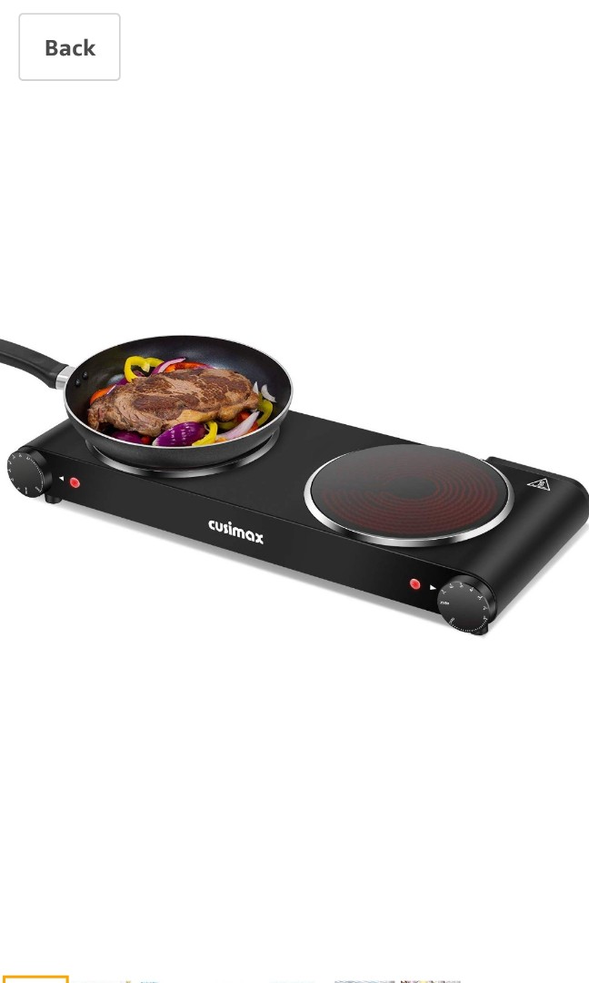 portable electric plate