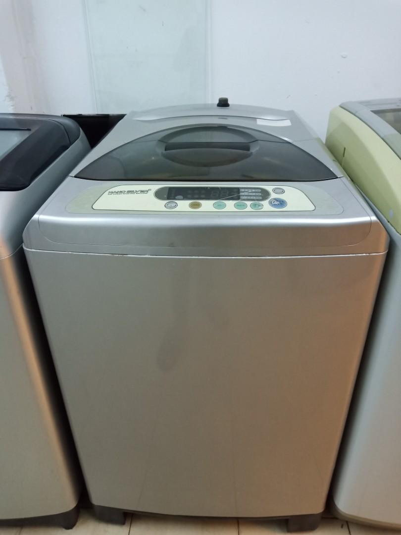 DAEWOO 13kg NANO SILVER Air Power Washing Mqchine, TV & Home Appliances