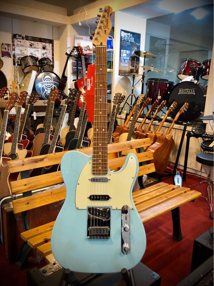 Fender deluxe nashville shop telecaster daphne blue