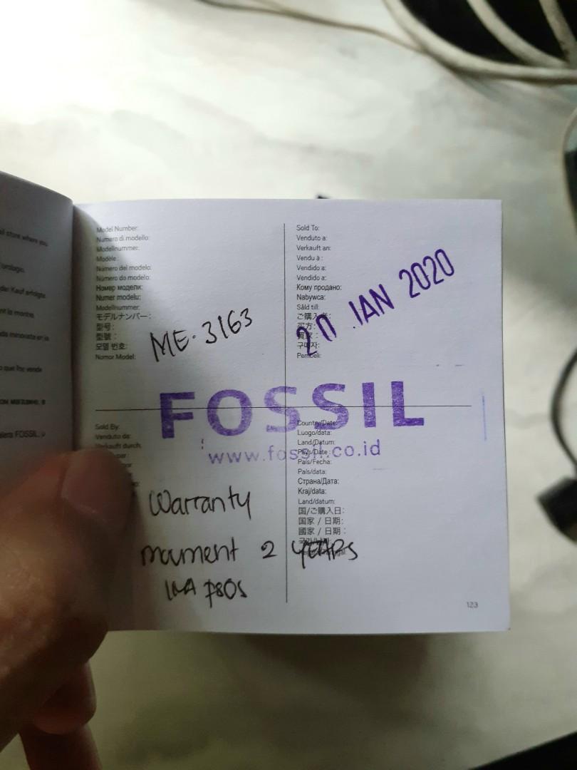 Fossil me sales 3163